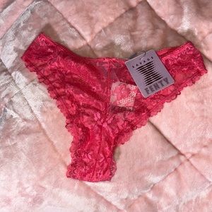 Savage X Fenty, Pink Lace cheeky underwear